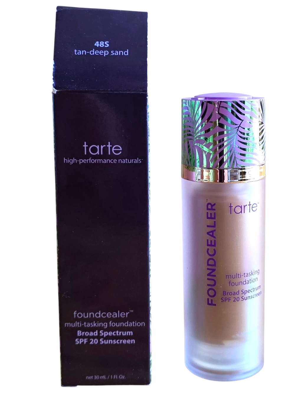 tarte Foundcealer Foundation Tan/Deep Sand 48S Broad Spectrum SPF 20 Sunscreen